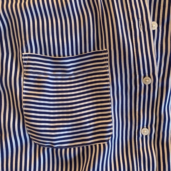 Striped Loft button down top - Picture 3 of 3